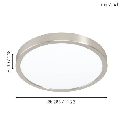Eglo 99232 - LED Ceiling light FUEVA 5 LED/20W/230V