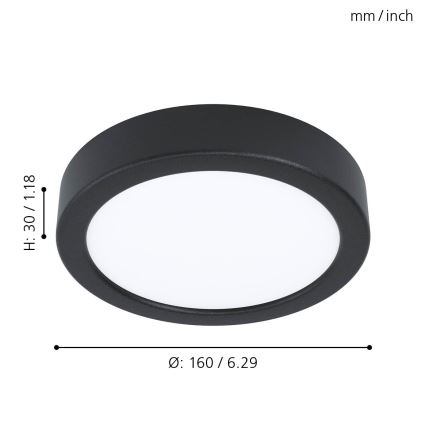 Eglo - LED Ceiling light LED/10,5W/230V