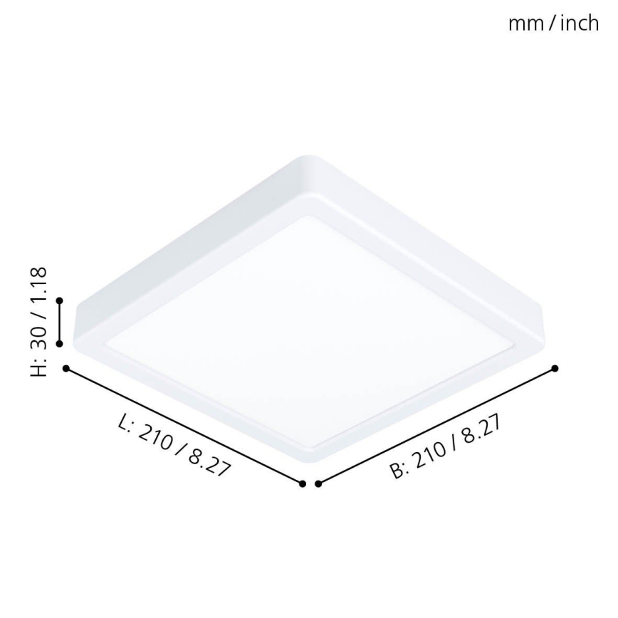 Eglo - LED Ceiling light LED/16,5W/230V