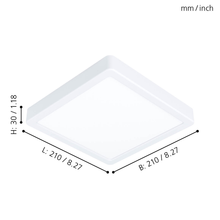 Eglo - LED Ceiling light LED/16,5W/230V
