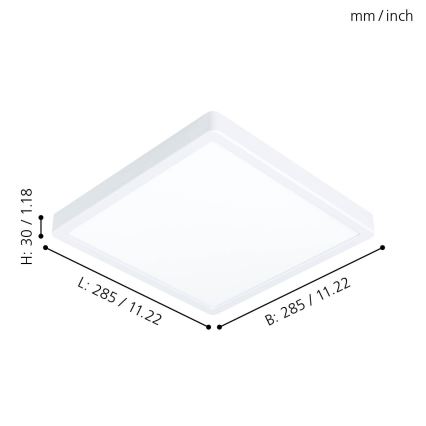 Eglo - LED Ceiling light LED/20W/230V