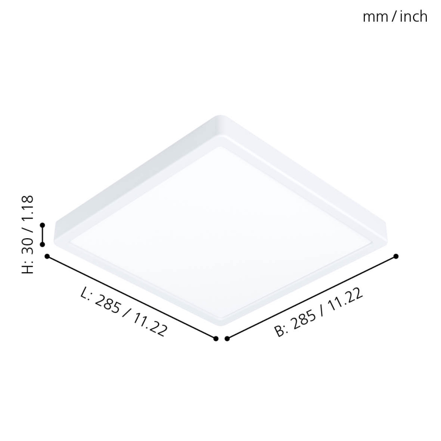 Eglo - LED Ceiling light LED/20W/230V