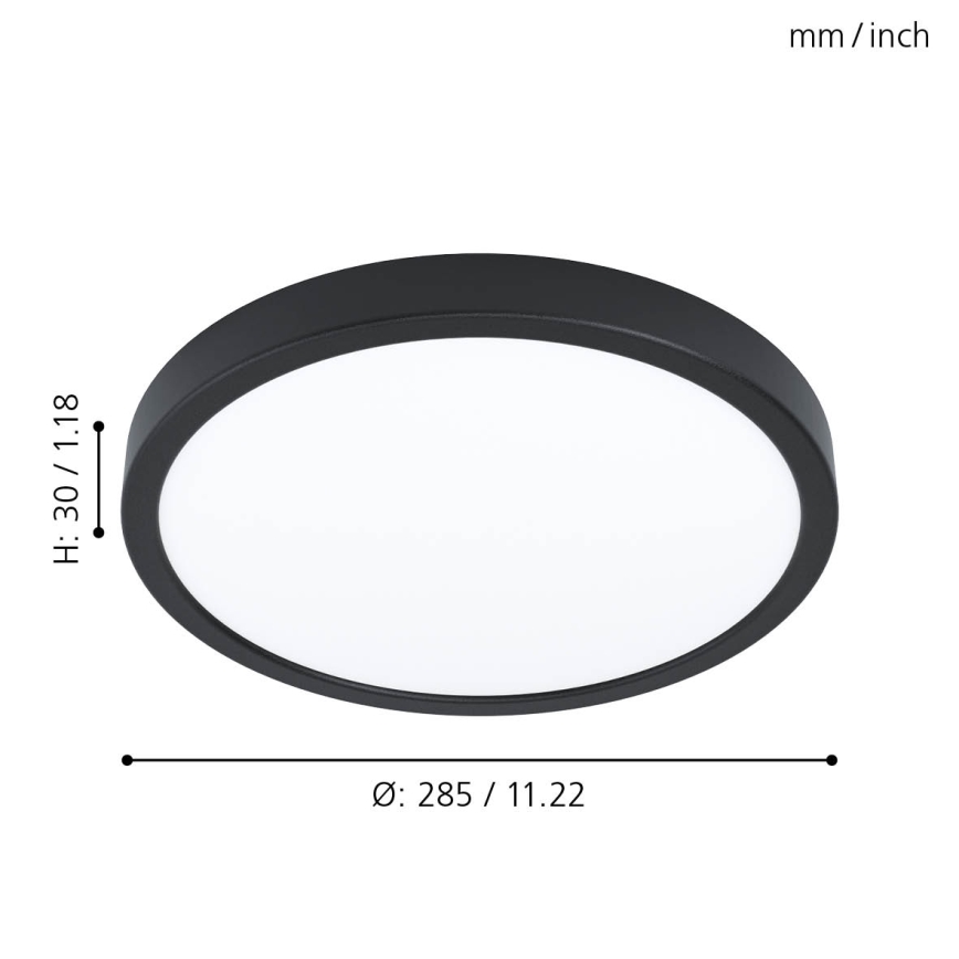 Eglo - LED Bathroom ceiling light LED/20W/230V IP44