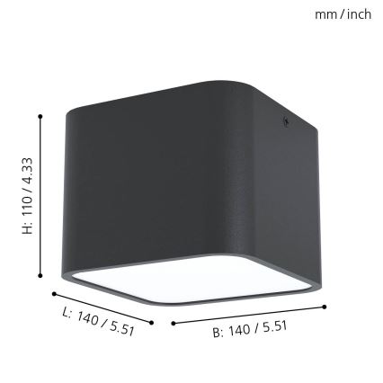 Eglo - Ceiling light 1xE27/28W/230V