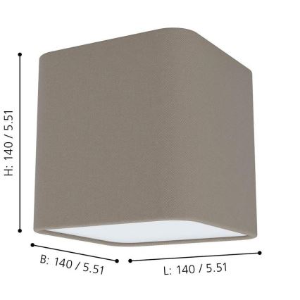 Eglo - Ceiling light 1xE27/28W/230V