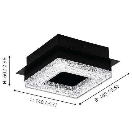 Eglo - LED Ceiling light 4xLED/4W/230V