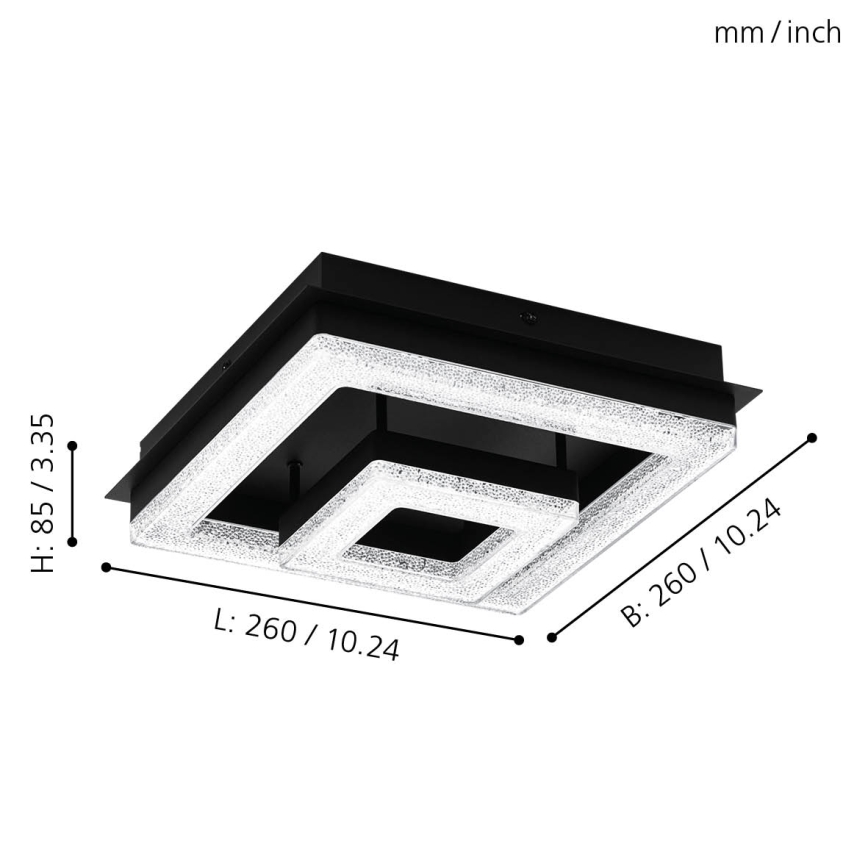 Eglo - LED Ceiling light LED/12W/230V