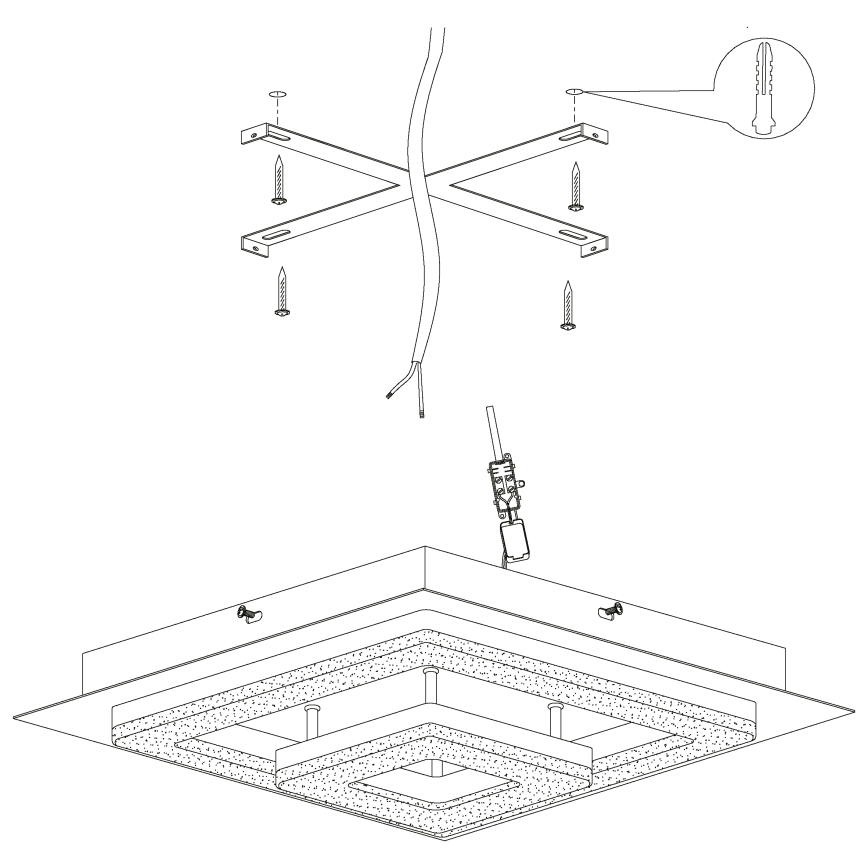 Eglo - LED Ceiling light LED/12W/230V