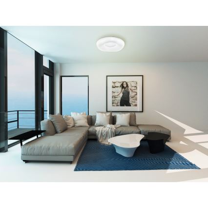 Eglo - LED Dimmable ceiling light LED/18W/230V + remote control