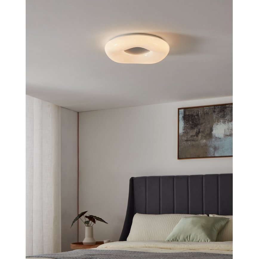 Eglo - LED Dimmable ceiling light LED/18W/230V + remote control