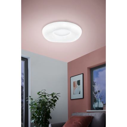 Eglo - LED Dimmable ceiling light LED/18W/230V + remote control
