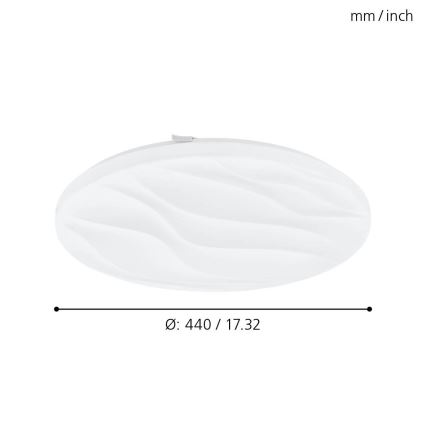 Eglo - LED Ceiling light LED/22W/230V