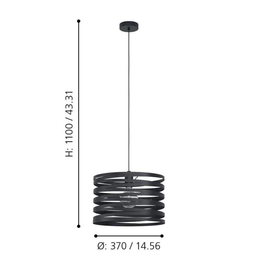 Eglo - Chandelier on a string 1xE27/40W/230V