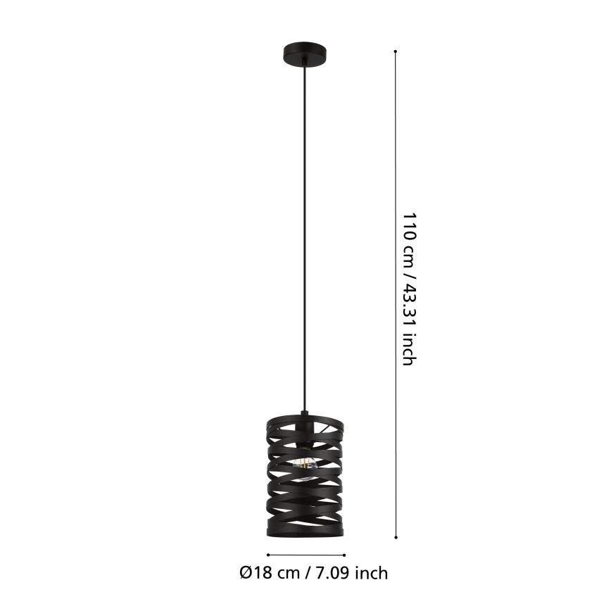 Eglo - Chandelier on a string 1xE27/40W/230V