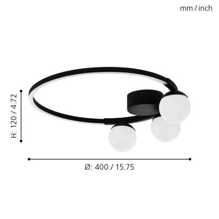 Eglo - LED Ceiling light LED/22W/230V