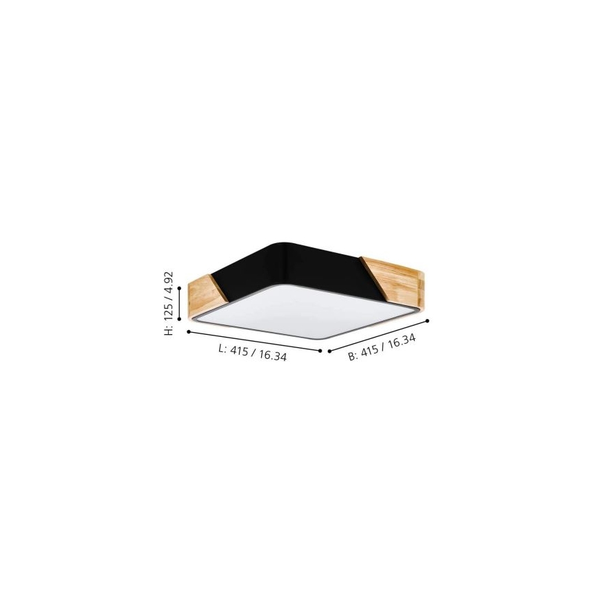 Eglo - Ceiling light 2xE27/28W/230V