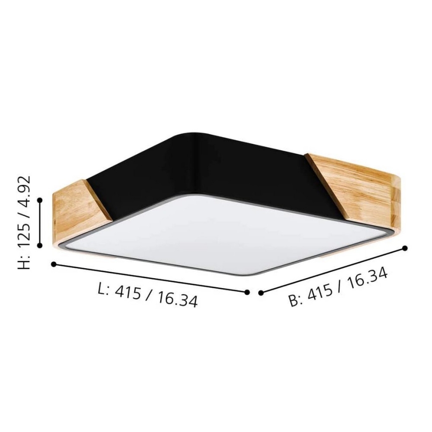 Eglo - Ceiling light 2xE27/28W/230V