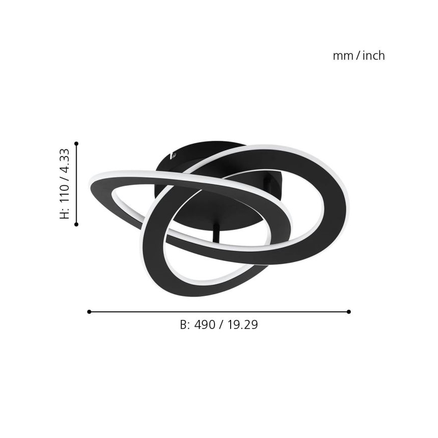 Eglo - LED Ceiling light LED/35W/230V