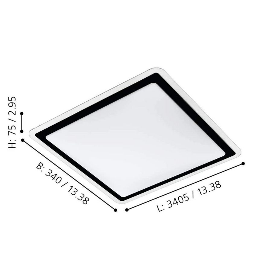 Eglo - LED Ceiling light LED/24W/230V