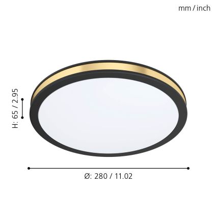 Eglo - LED Ceiling light LED/11W/230V