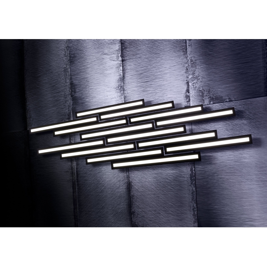 Eglo - LED RGB Dimmable ceiling light SALITERAS-C 2xLED/10W/230V