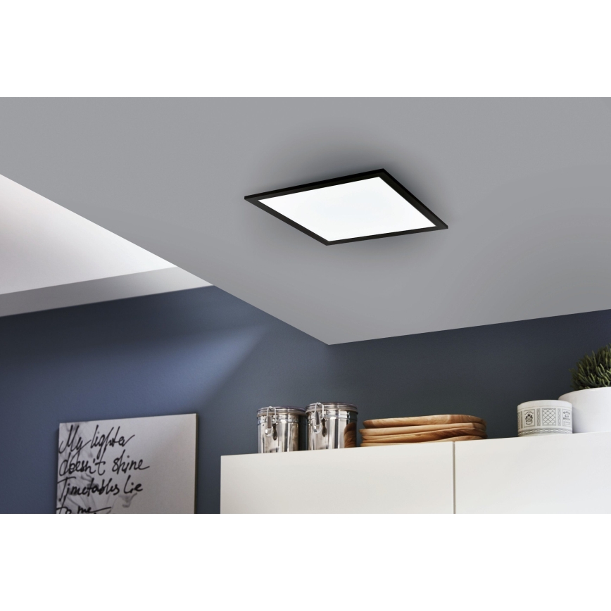 Eglo - LED RGB Dimmable Ceiling Light SALOBRENA-C LED/16W/230V 30x30 cm + Remote Control