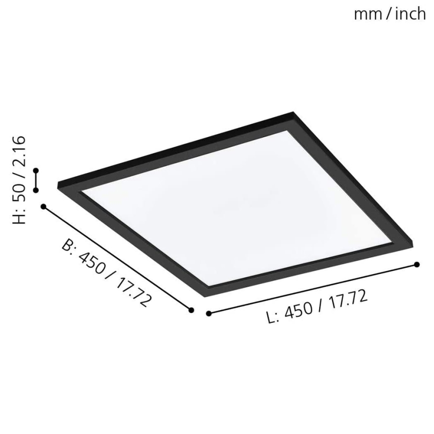 Eglo - LED RGBW Dimmable ceiling light SALOBRENA-C LED/20W/230V + remote control