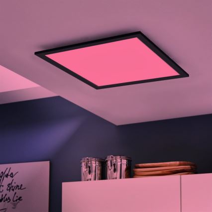 Eglo - LED RGB Dimmable ceiling light SALOBRENA-C LED/30,5W/230V + remote control
