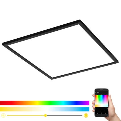 Eglo - LED RGB Dimmable ceiling light SALOBRENA-C LED/30,5W/230V + remote control