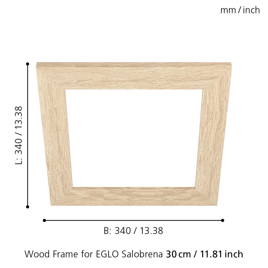 Eglo 99421 - Frame for ceiling light SALOBRENA 300x300 mm