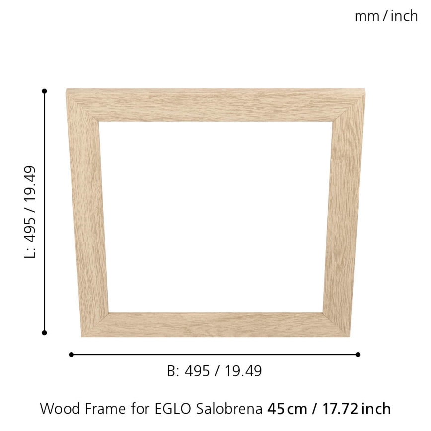 Eglo 99422 - Frame for ceiling light SALOBRENA 450x450 mm