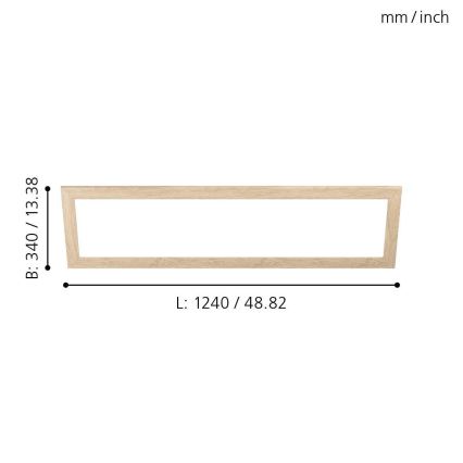 Eglo - Frame for light SALOBRENA 300x1200 mm