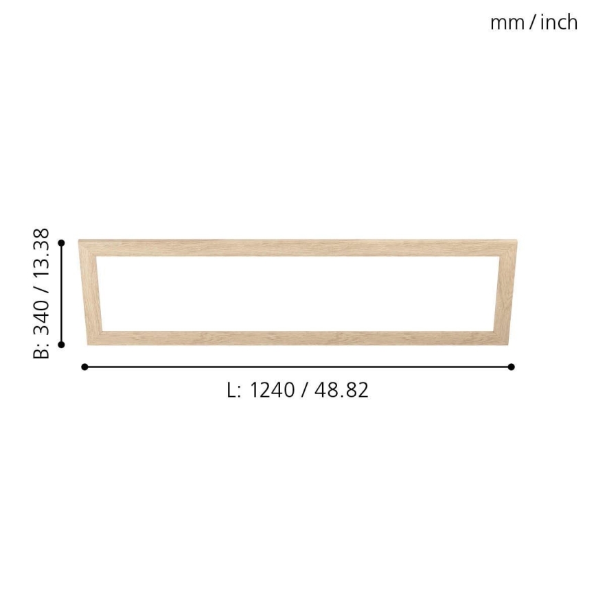 Eglo - Frame for light SALOBRENA 300x1200 mm