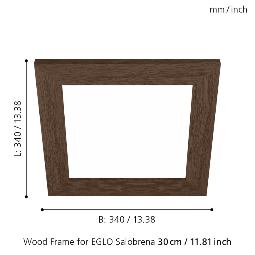 Eglo 99425 - Frame for ceiling light SALOBRENA 300x300 mm