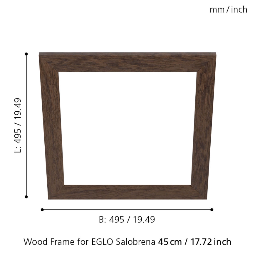 Eglo - Frame for light SALOBRENA 450x450 mm
