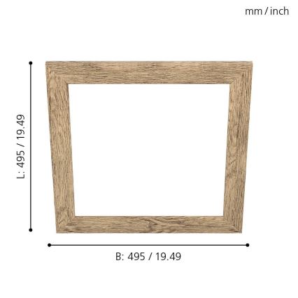 Eglo - Frame for light SALOBRENA 450x450 mm