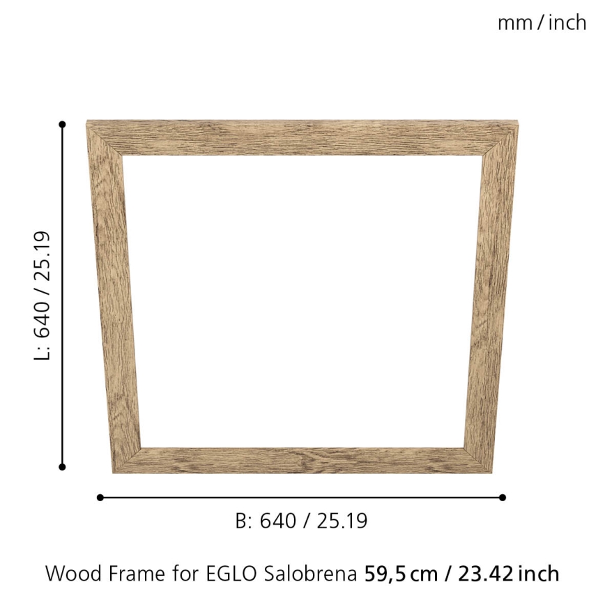 Eglo - Frame for light SALOBRENA 595x595 mm