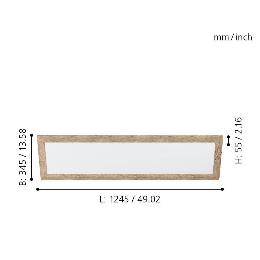 Eglo - LED Ceiling light LED/32W/230V 345x1245 mm