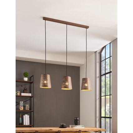 Eglo - Chandelier on a string 3xE27/40W/230V