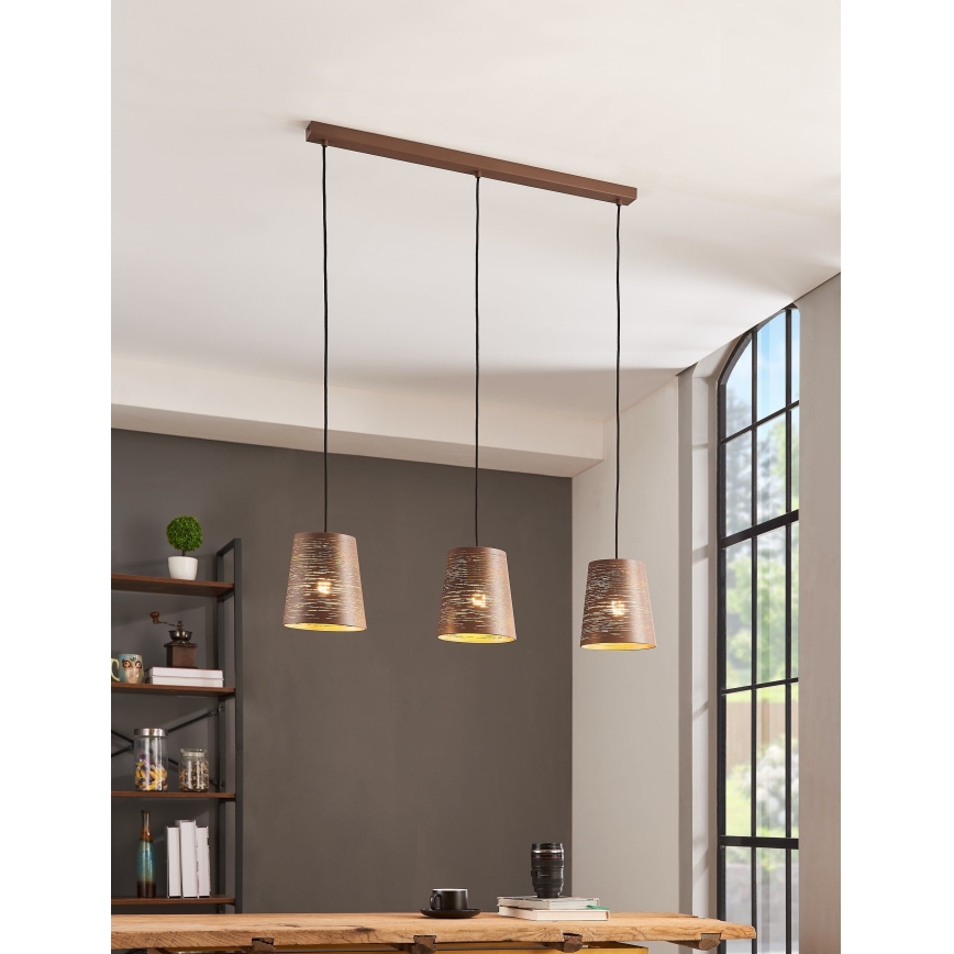Eglo - Chandelier on a string 3xE27/40W/230V
