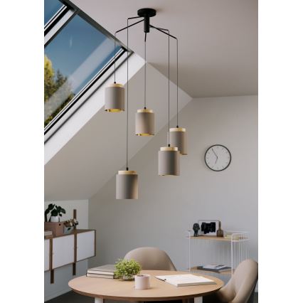 Eglo - Chandelier on a string 5xE27/40W/230V spider
