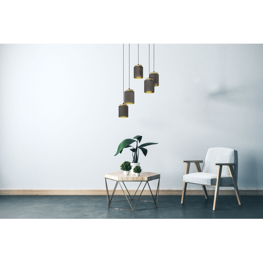 Eglo - Chandelier on a string 5xE27/40W/230V spider