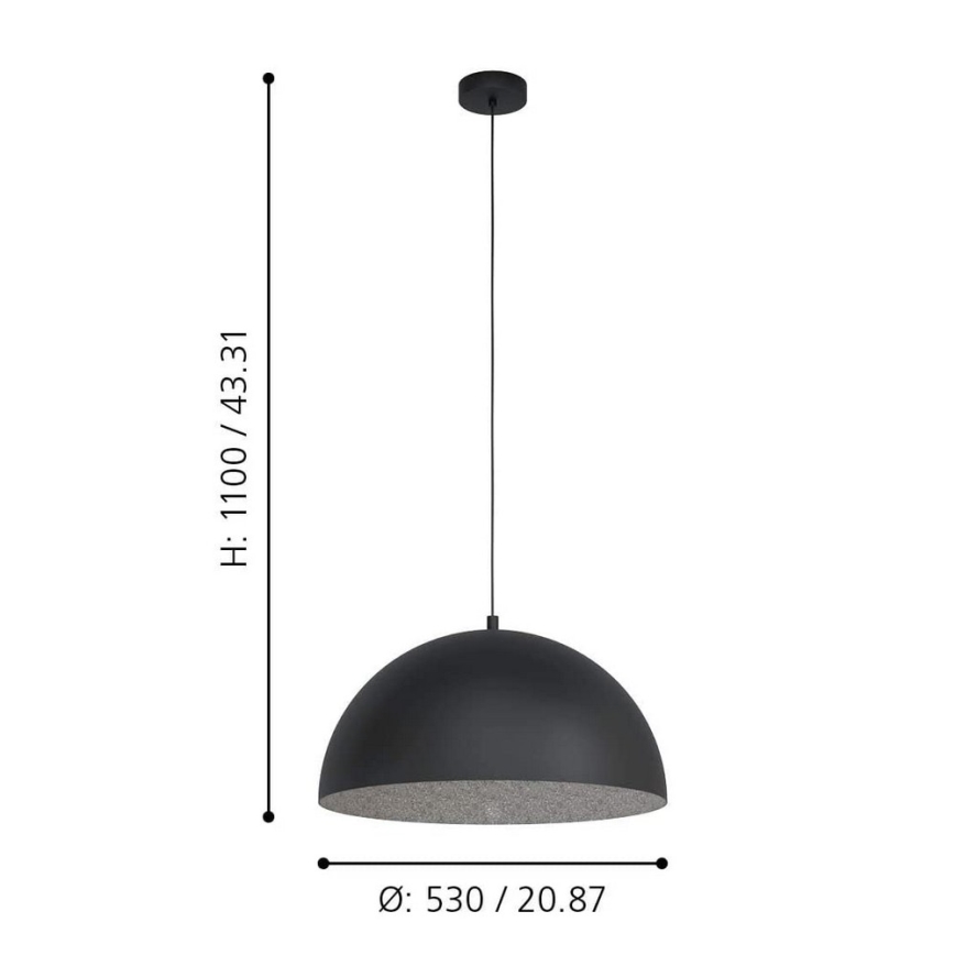 Eglo - Chandelier on a string 1xE27/40W/230V