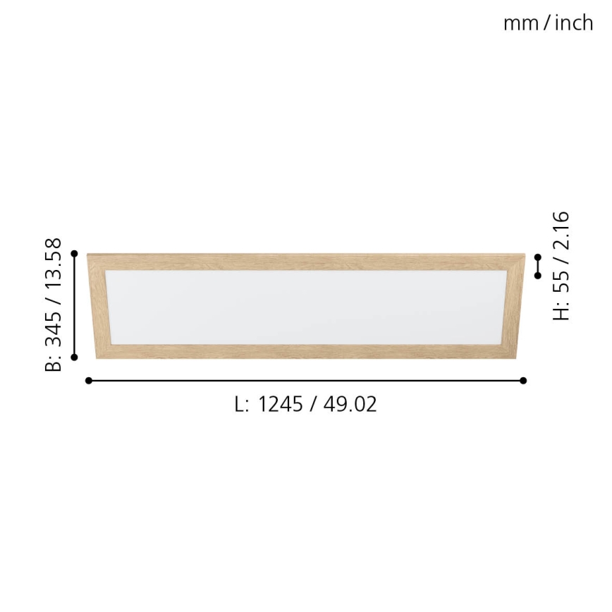 Eglo - LED Ceiling light LED/32W/230V 345x1245 mm