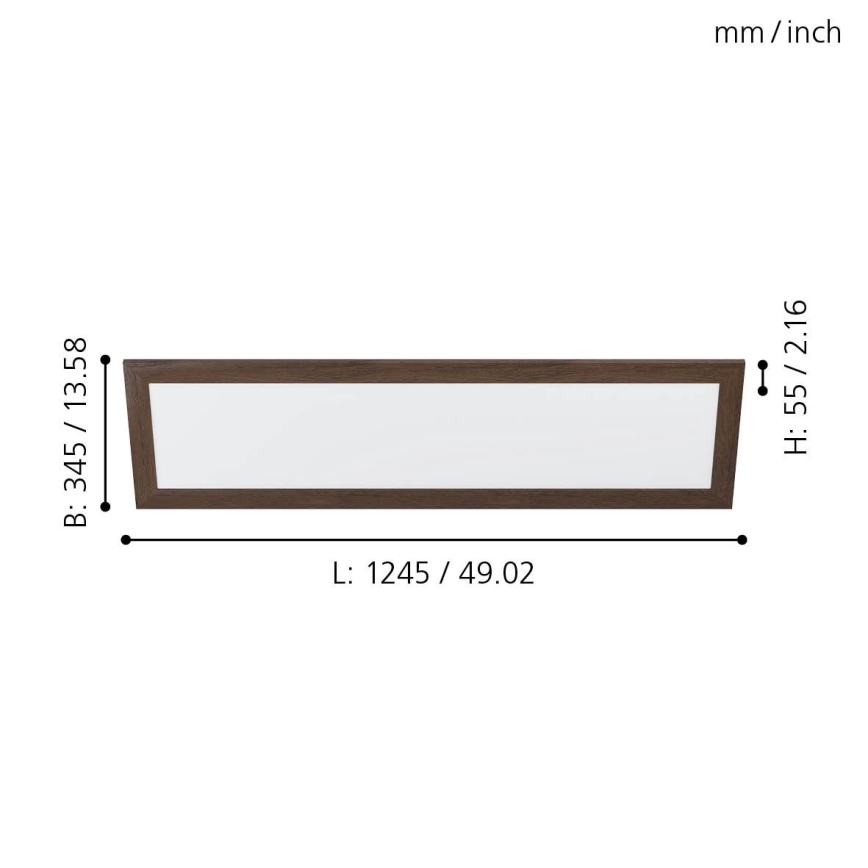 Eglo - LED Ceiling light LED/32W/230V 345x1245 mm