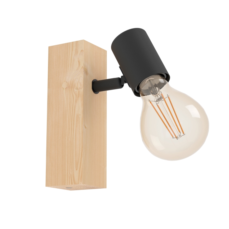 Eglo - Wall spotlight TOWNSHEND 1xE27/10W/230V - FSC certified