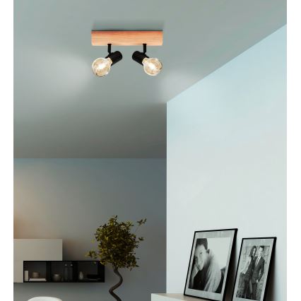 Eglo - Spotlight TOWNSHEND 2xE27/60W/230V - FSC certified