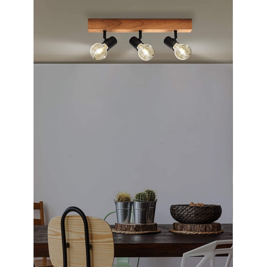 Eglo - Spotlight TOWNSHEND 3xE27/60W/230V - FSC certified