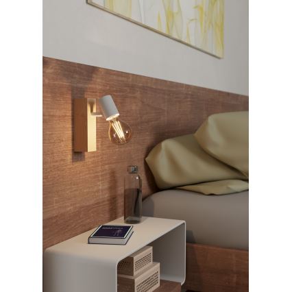 Eglo - Wall spotlight TOWNSHEND 1xE27/10W/230V