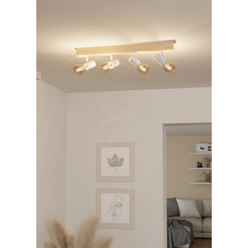Eglo - Spotlight TOWNSHEND 4xE27/60W/230V - FSC certified